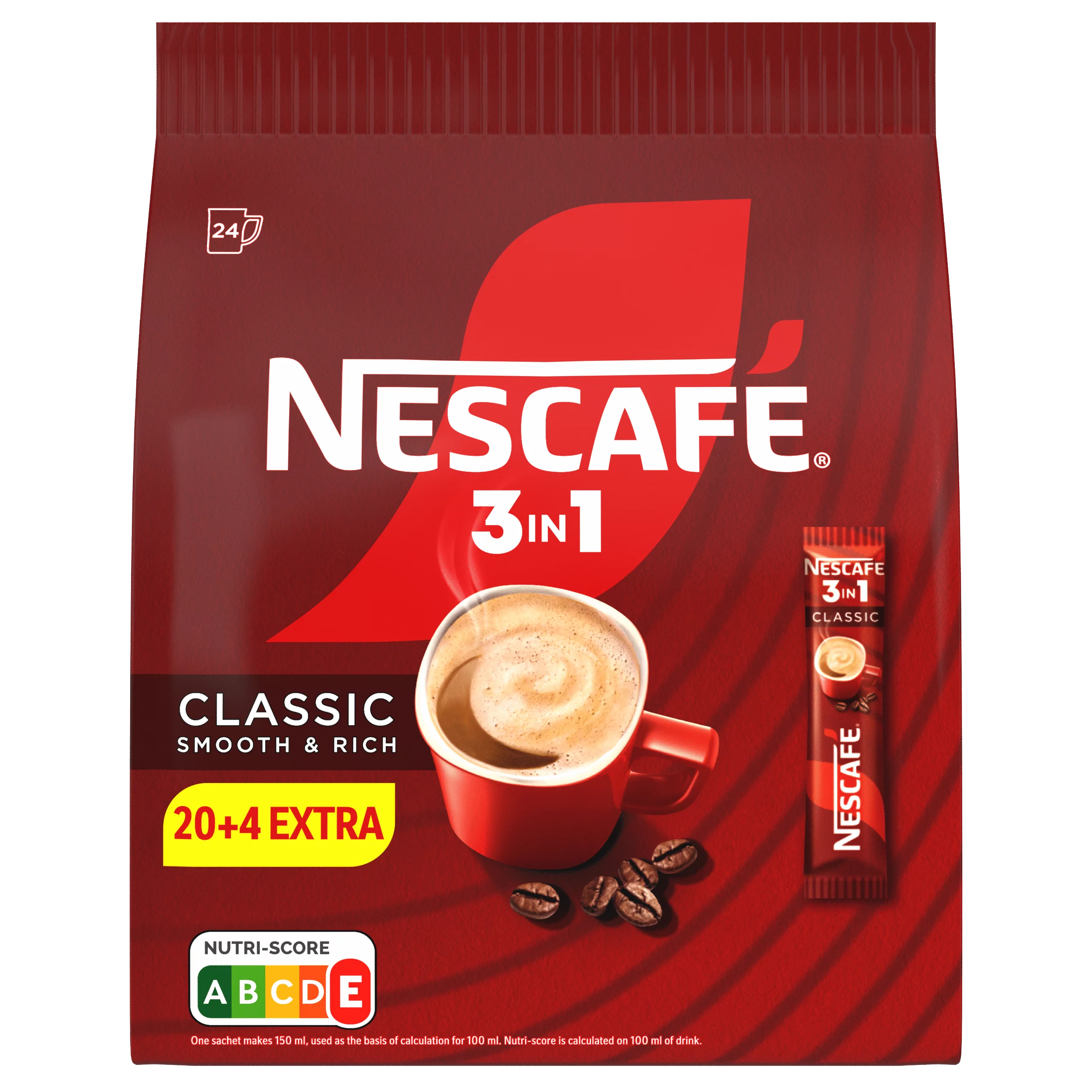 Nescafé 3in1 instant kávé 24x16,5g classic