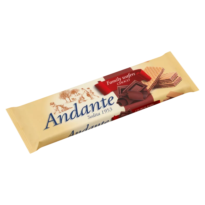Andante kakaós-csokoládés krémmel töltött ostya 130 g