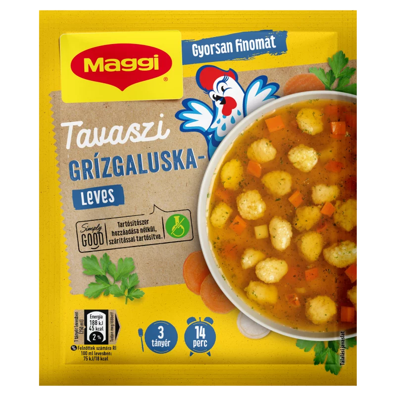 Maggi tavaszi grízgaluskaleves 34 g