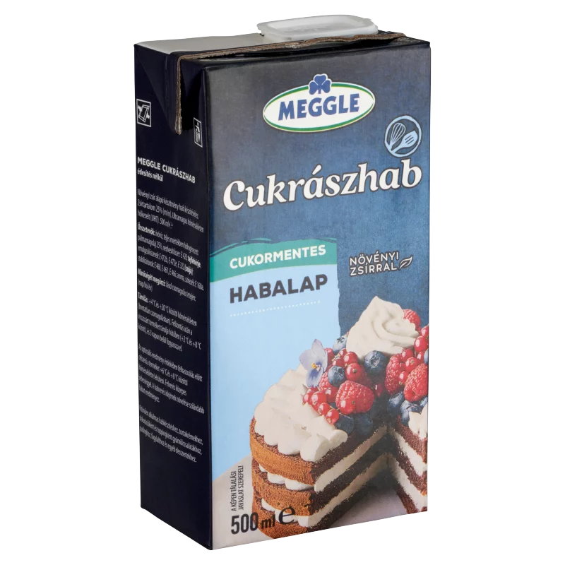 Meggle Cukrászhab UHT cukormentes habalap 500 ml