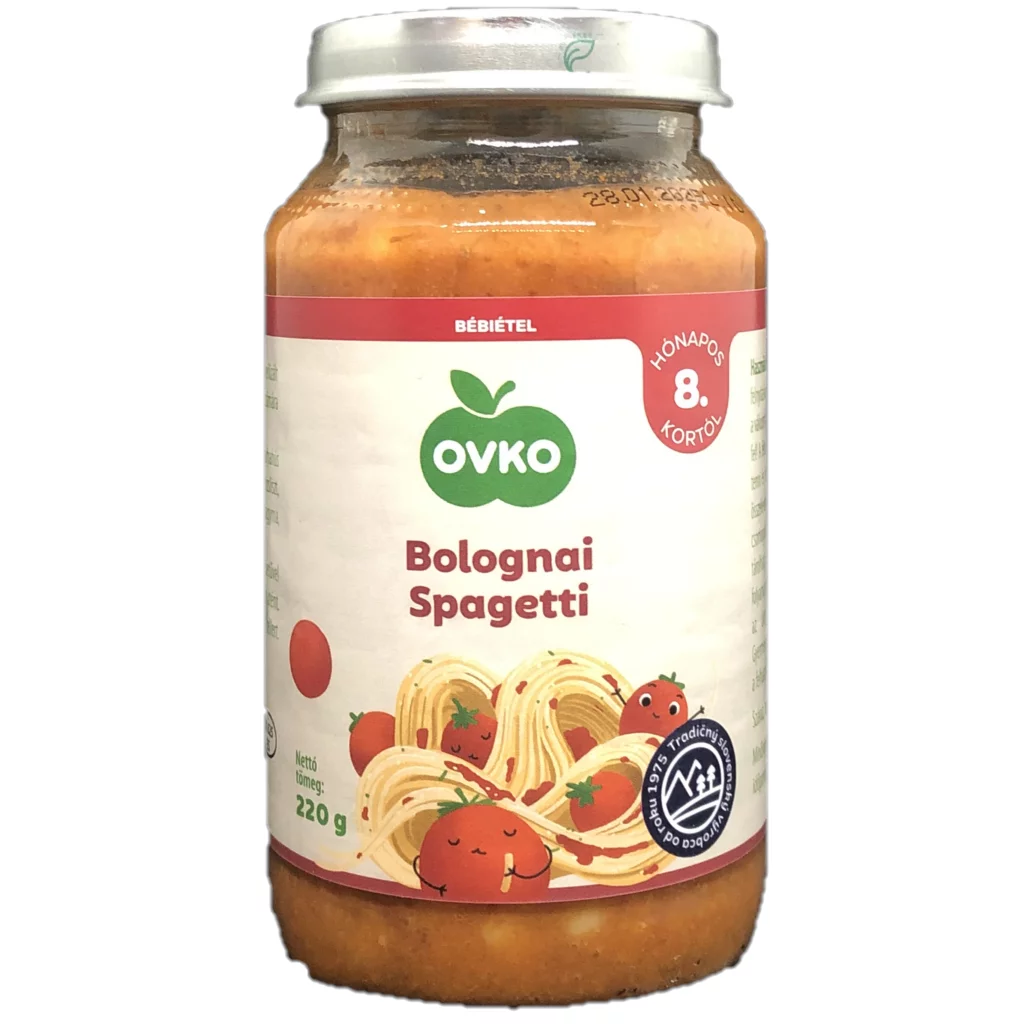 Ovko bébiétel 220g Bolognai spagetti 8hó+