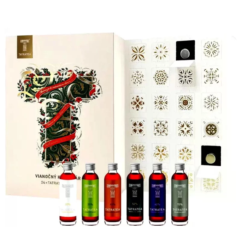 Tatratea adventi kalendárium 10 féle ízesítés 24 x 0,04 l
