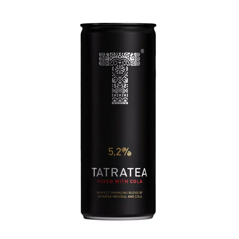 TatraTea likőr 0,25l Eredeti Tea kólával 5,2% 