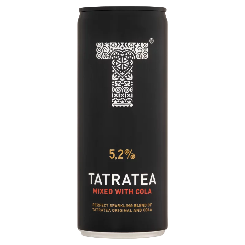 Tatratea vegyes alkoholos szénsavas ital kóla ízzel 5,2% 250 ml