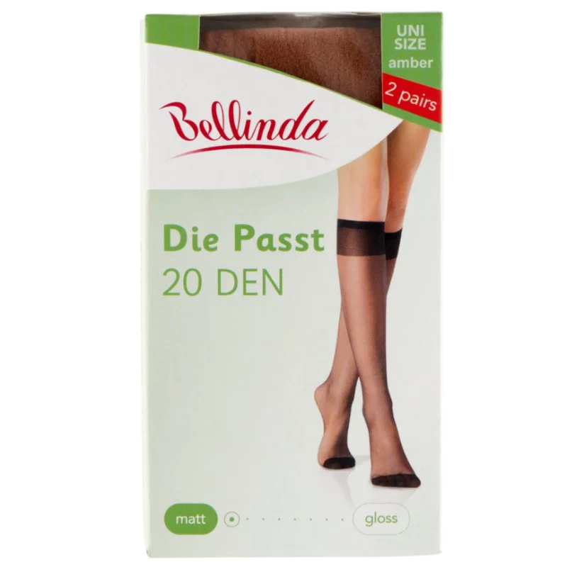 Bellinda térdharisnya 2 pár Die Passt 20 Amber Uni