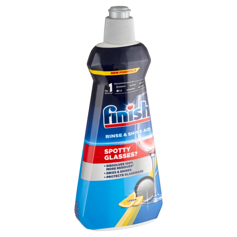 Finish Rinse & Shine Aid Citrom gépi öblítőszer 400 ml