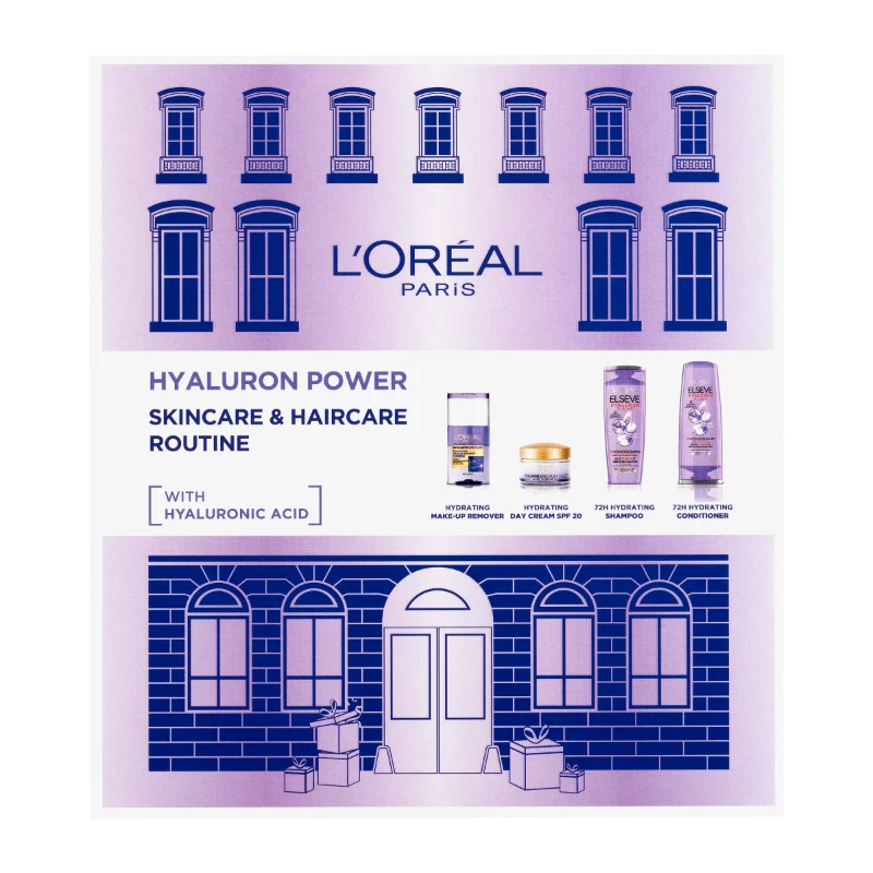 L´Oreal Hyaluron ajándékcs. samp 250ml + bal 200ml + slemosó 125ml + kr 50ml