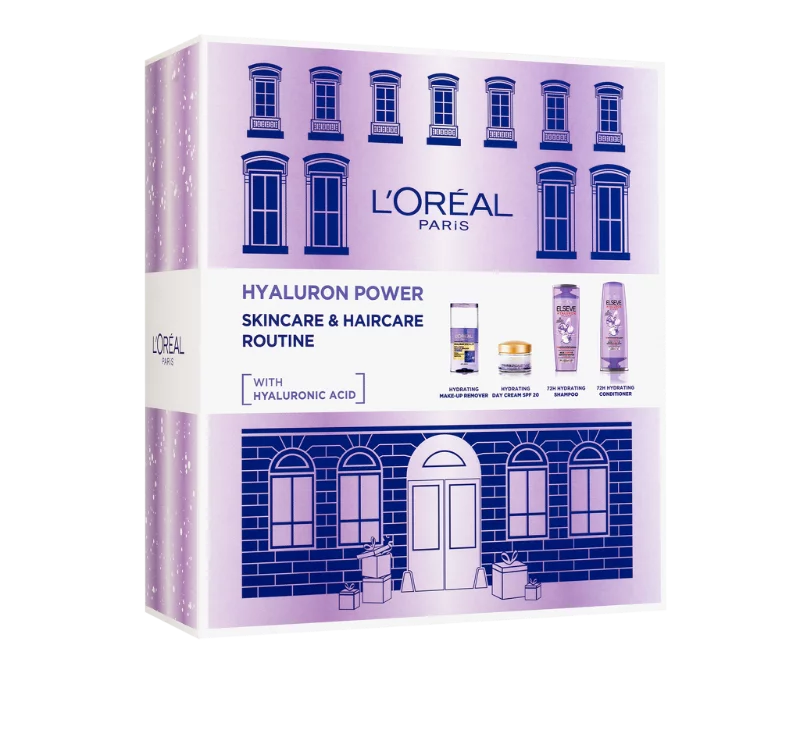 L´Oreal Hyaluron ajándékcs. samp 250ml + bal 200ml + slemosó 125ml + kr 50ml