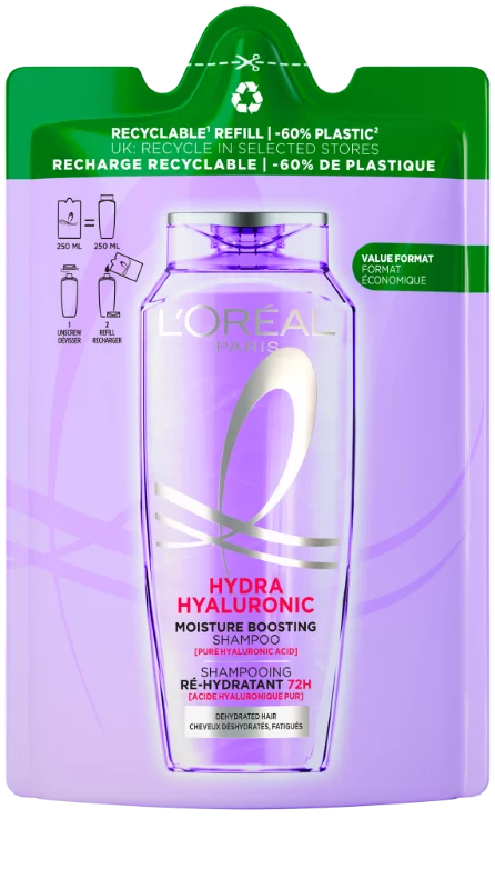 Elseve sampon 400ml + sampon (utántöltő) 250ml Hyaluron Plump Duopack