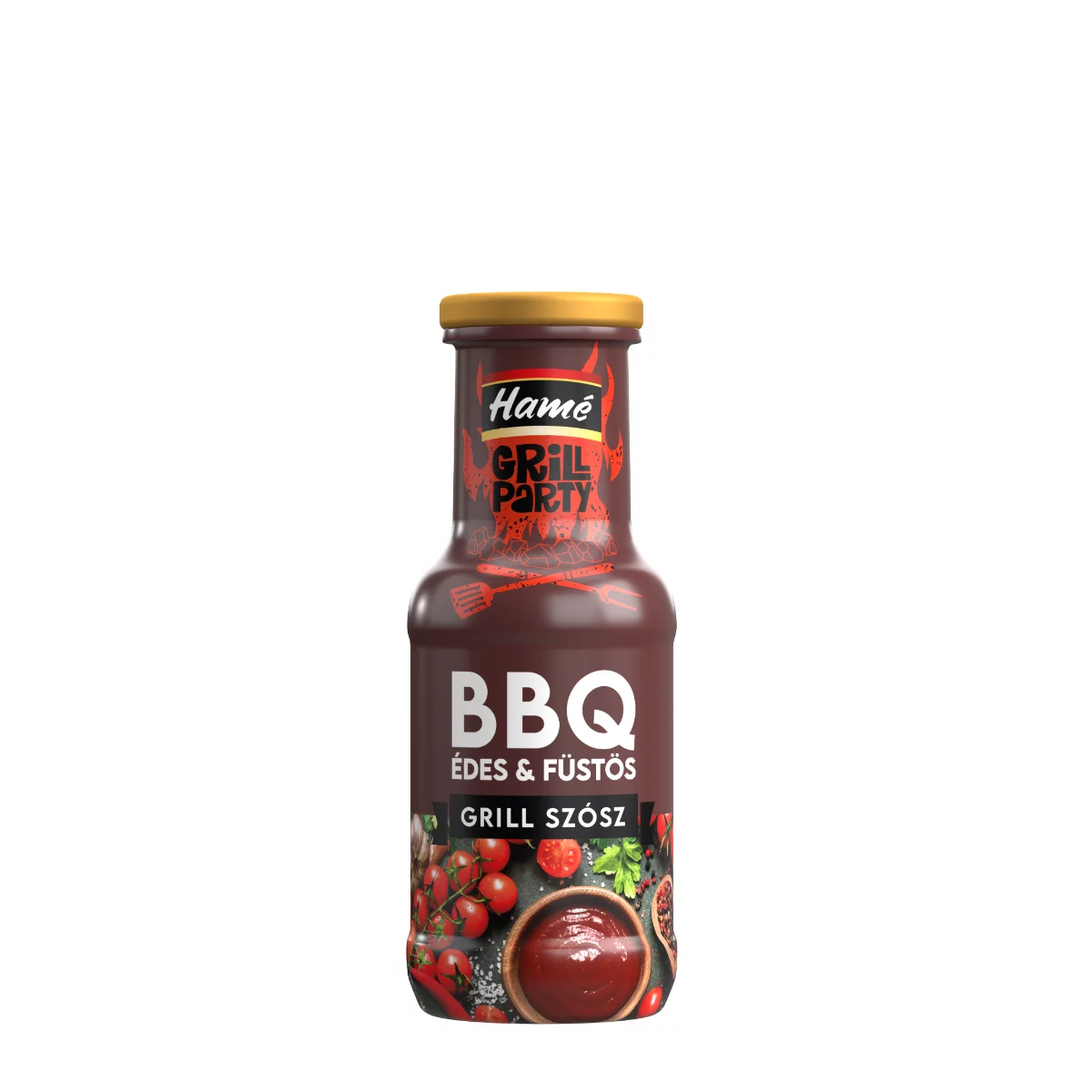 Hamé Grill Party grillszósz 250ml BBQ édes&füstös