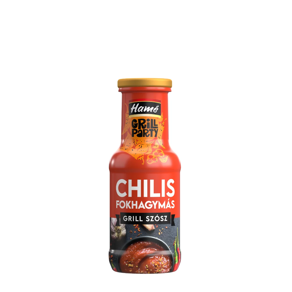 Hamé Grill Party grillszósz 250ml chilis-fokhagymás
