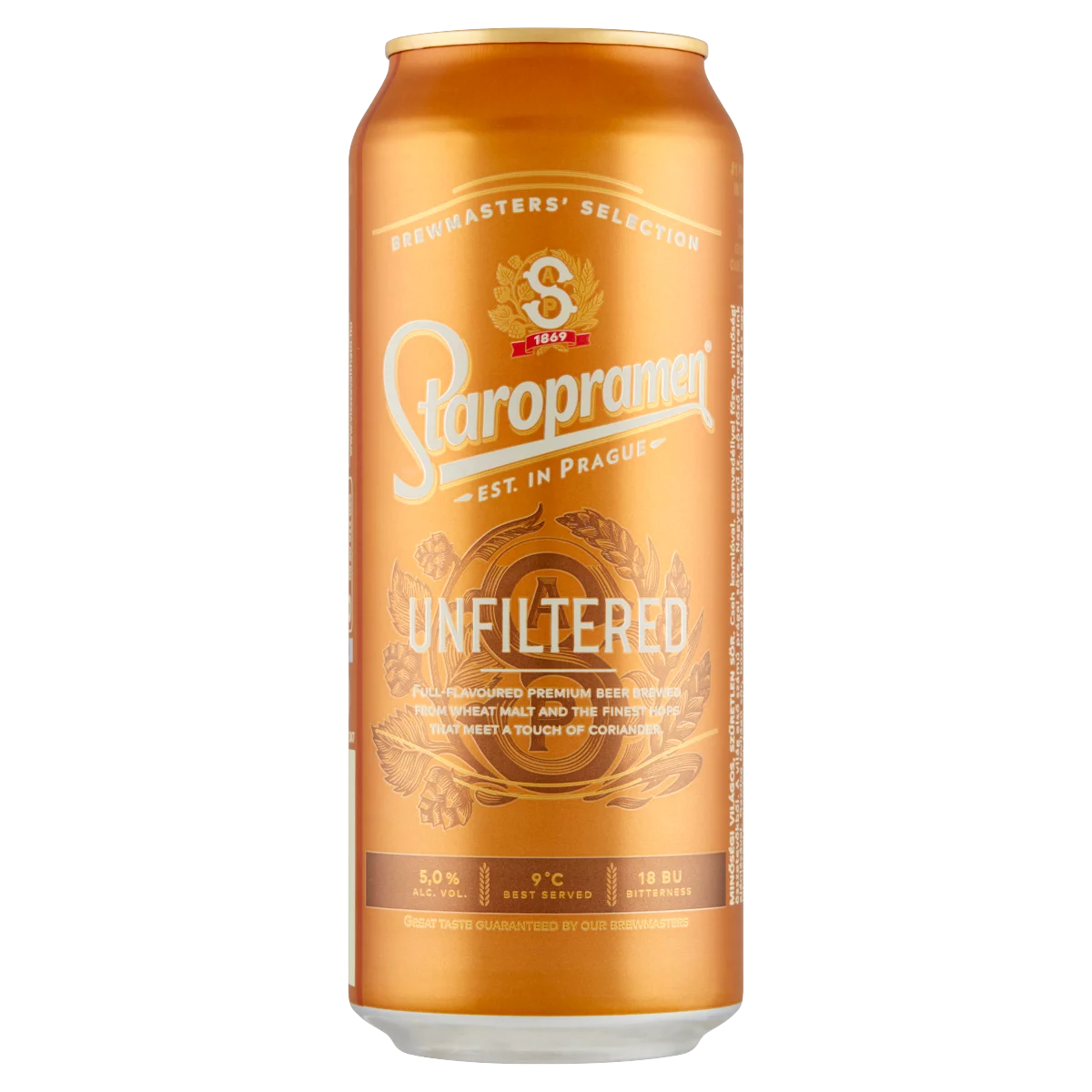 Staropramen Unfiltered minőségi világos, szűretlen sör 5% 0,5 l
