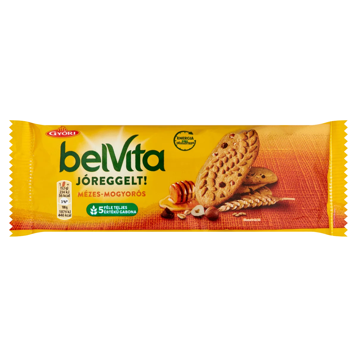 Belvita JóReggelt! törökmogyorós és mézes, gabonás, omlós keksz 50 g