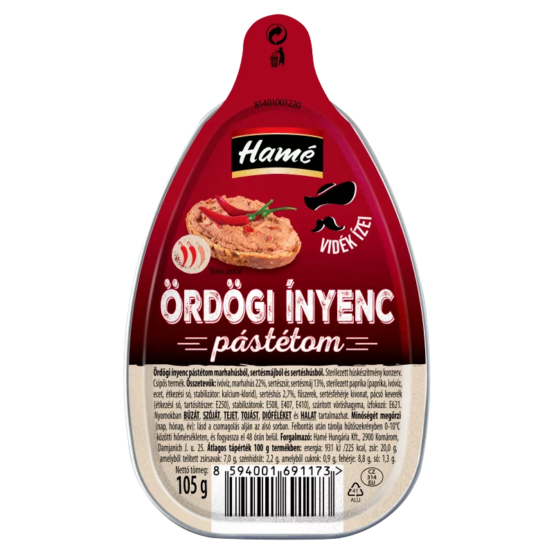 Hamé Ördögi Ínyenc pástétom 105 g