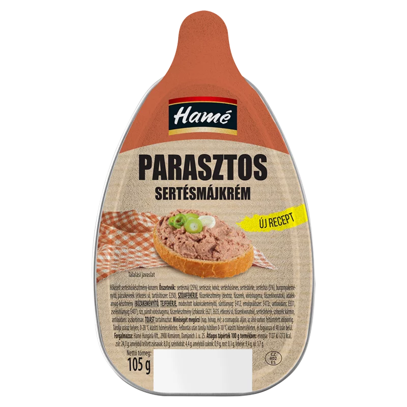Hamé parasztos sertésmájkrém 105 g