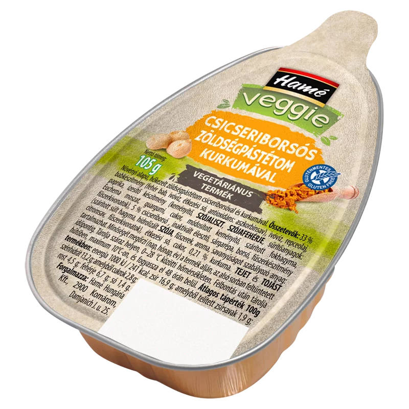 Hamé Veggie csicseriborsós zöldségpástétom kurkumával 105 g