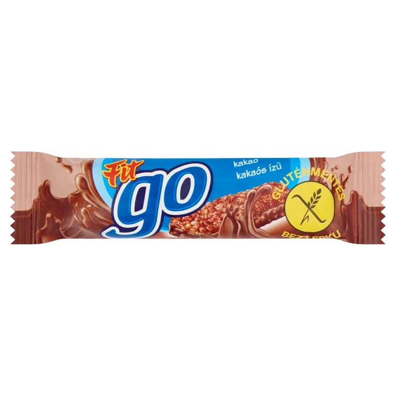 Fit Go gluténmentes müzliszelet kakaós bevonatban 23 g