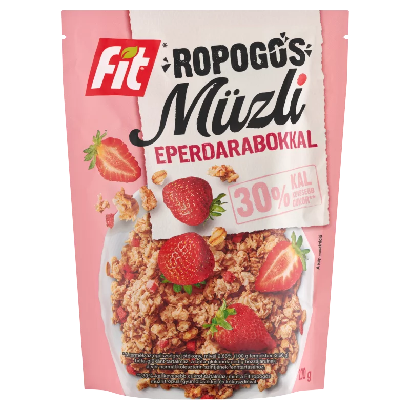 Fit ropogós müzli eperdarabokkal 200 g