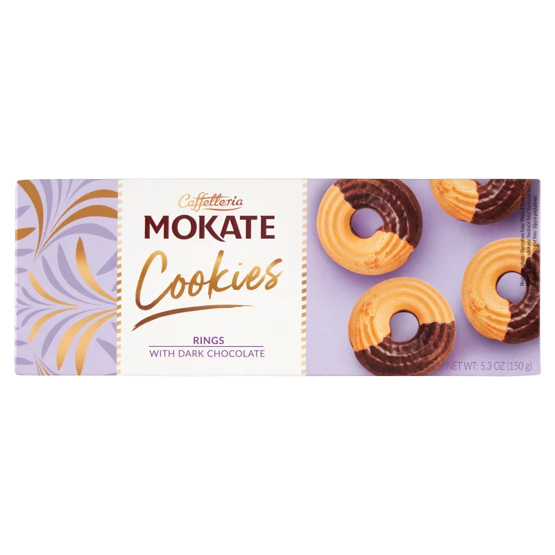 Mokate étcsokoládés kekszkarikák 150 g