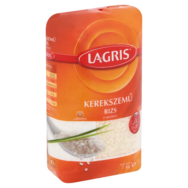 Lagris kerekszemű rizs 1 kg