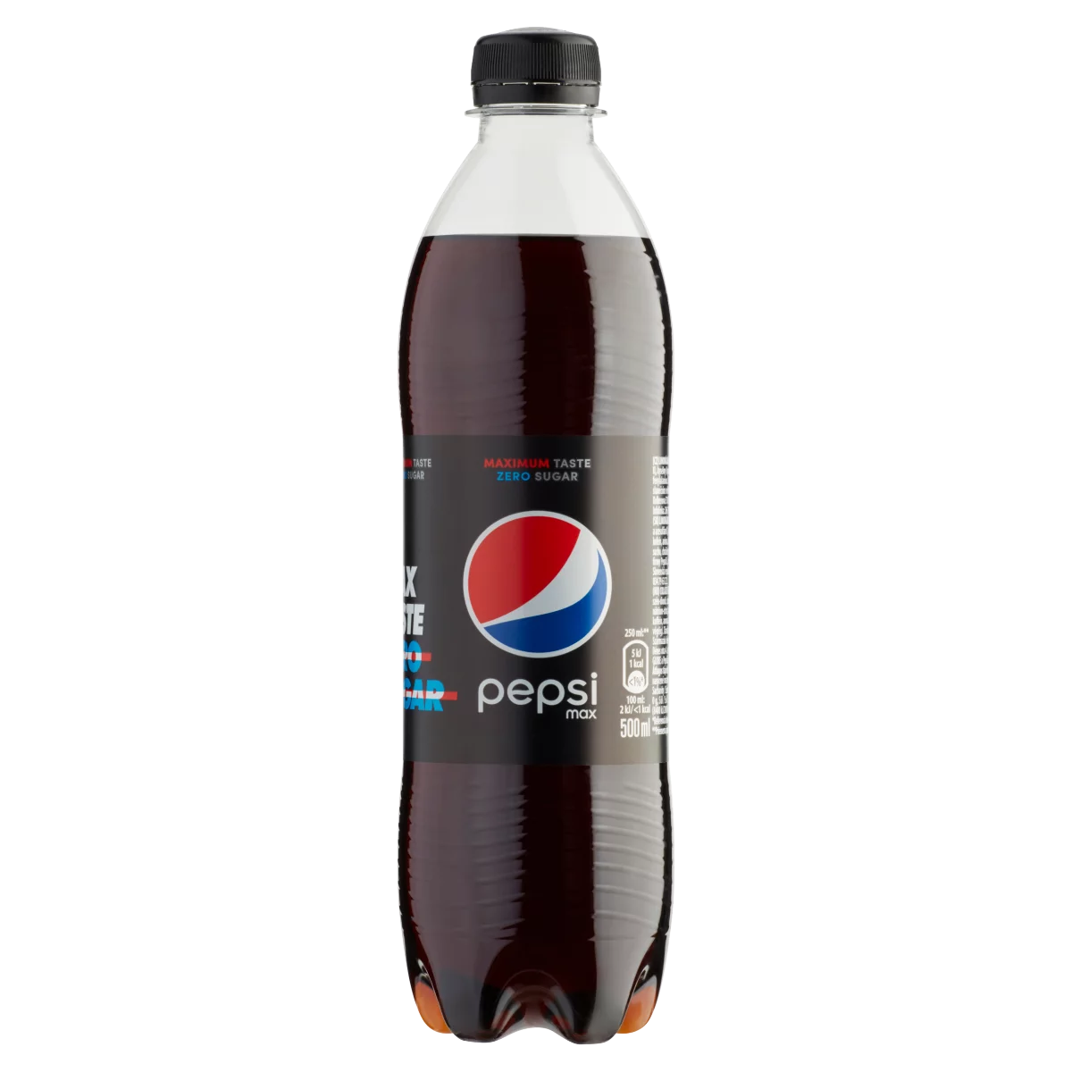 Pepsi Max colaízű energiamentes szénsavas üdítőital édesítőszerekkel 500 ml