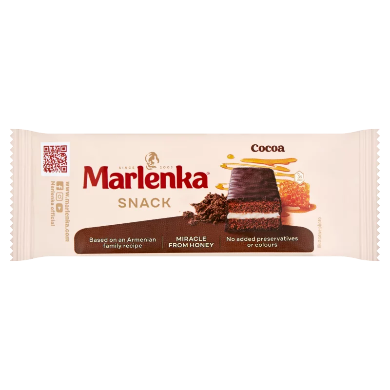 Marlenka mézes kakaós snack 50 g