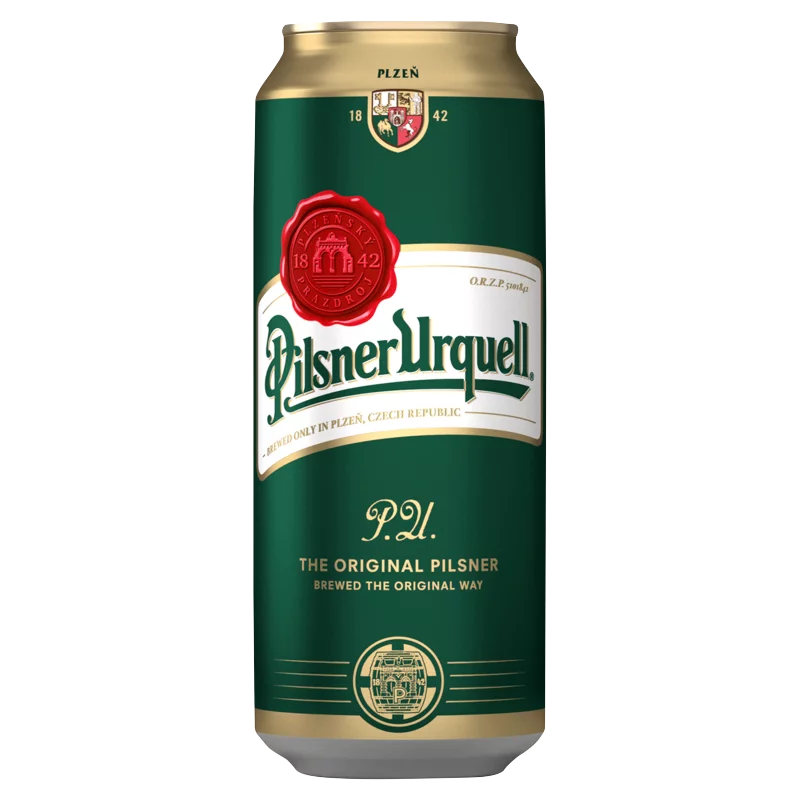 Pilsner Urquell minőségi világos sör 4,4% 0,5 l