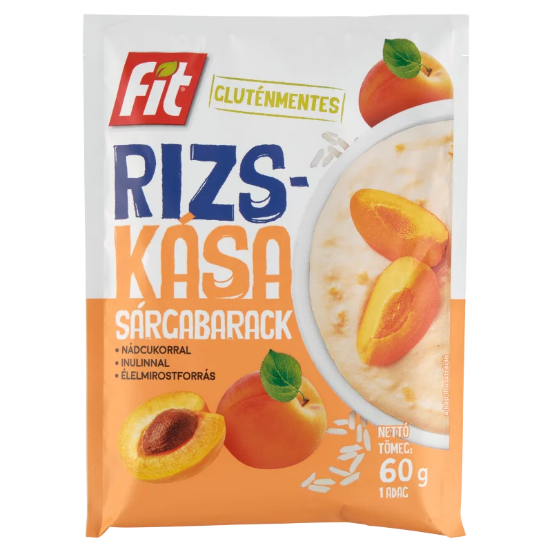 Fit gluténmentes sárgabarackos rizskása 60 g