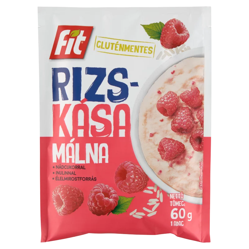 Fit gluténmentes málnás rizskása 60 g