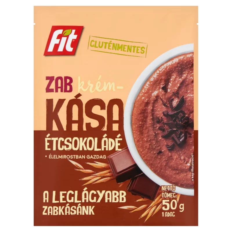 Fit zab étcsokoládés krémkása 50 g