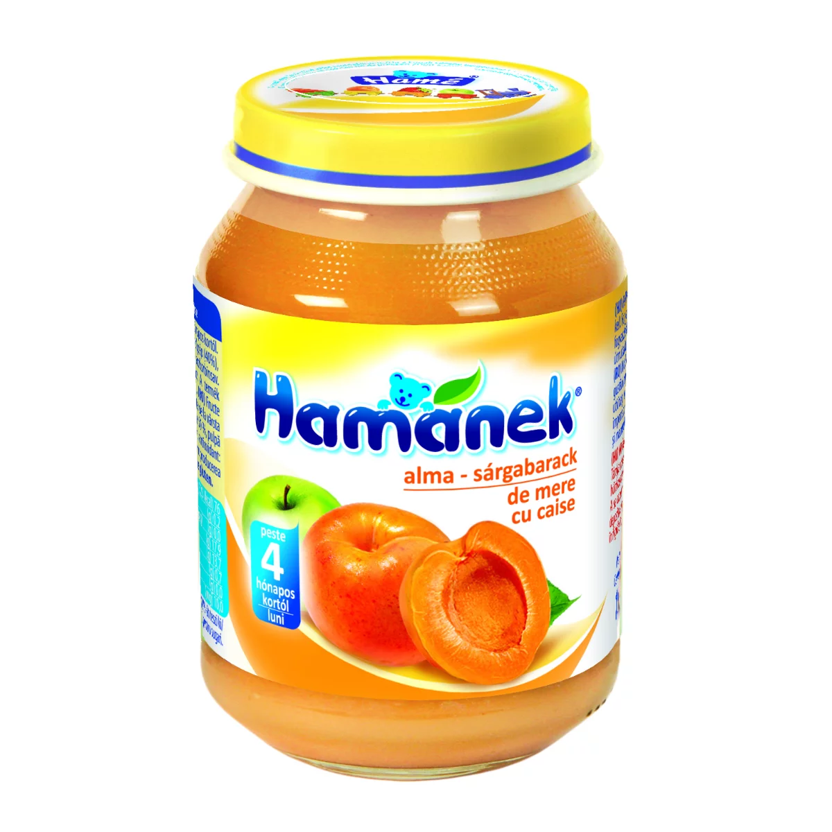 Hamánek bébi desszert  190g alma sárgabarack 4hó+