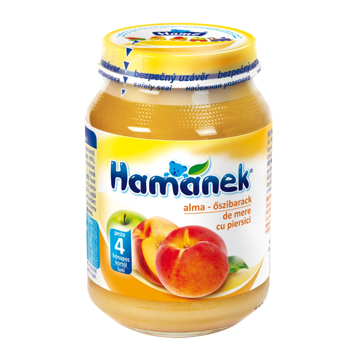 Hamánek bébi desszert 190g alma őszibarack 4hó+