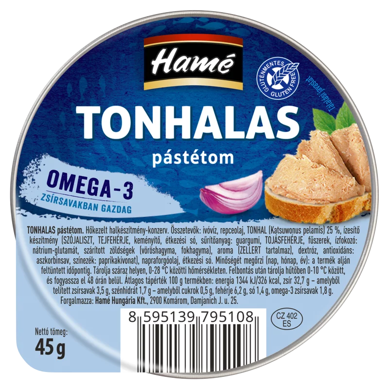 Hamé tonhalas pástétom 45 g