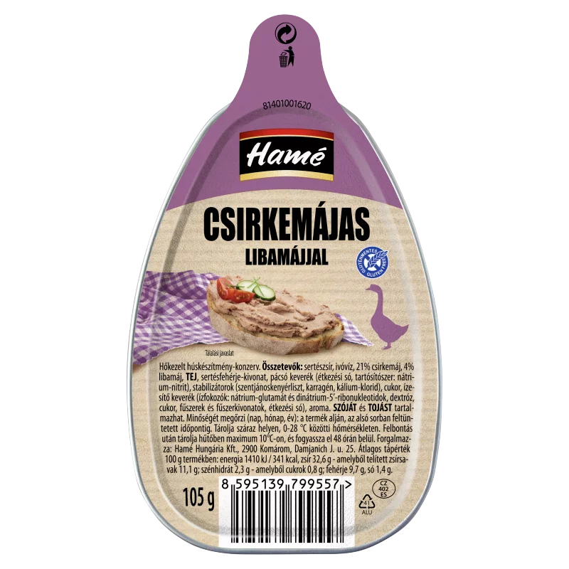 Hamé csirkemájas libamájjal 105 g