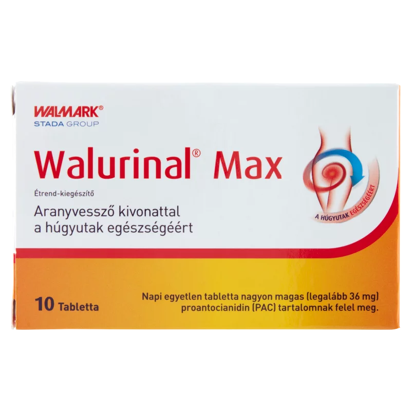 Walmark Walurinal Max étrend-kiegészítő tabletta aranyvessző kivonattal 10 tabletta 5,5 g