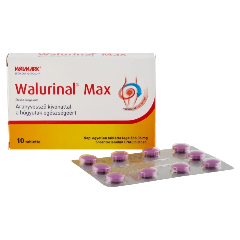 Walmark Walurinal Max étrend-kiegészítő tabletta aranyvessző kivonattal 10 tabletta 5,2 g