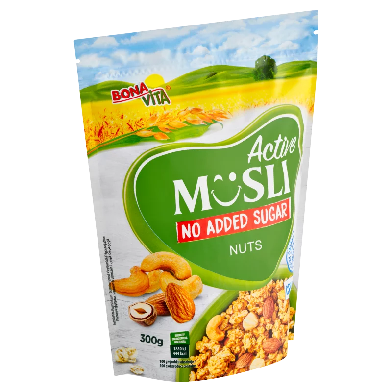 Bonavita Active ropogós müzli dióval 300g