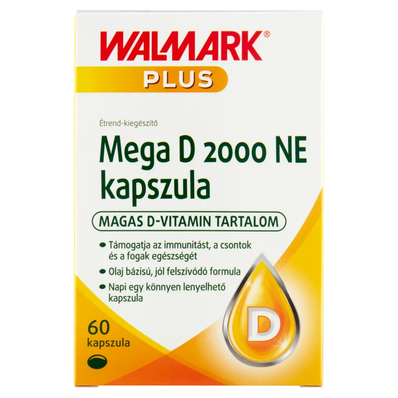 Walmark Mega D 2000 NE étrend-kiegészítő kapszula 60 db