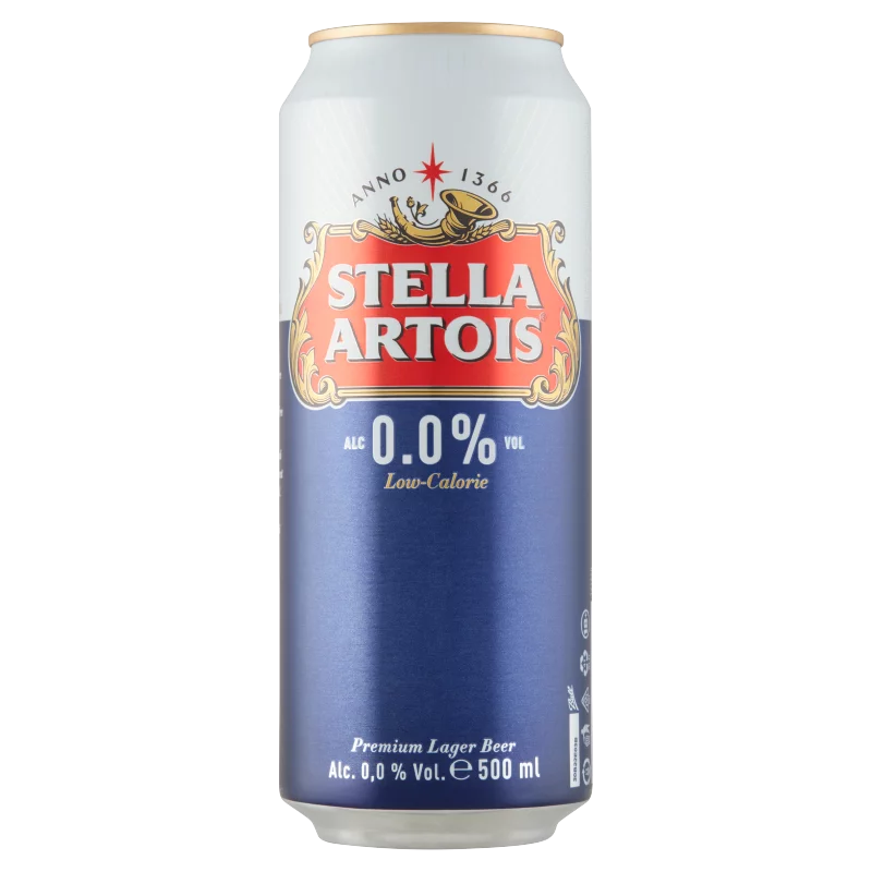 Stella Artois alkoholmentes világos sör 0,0% 500 ml