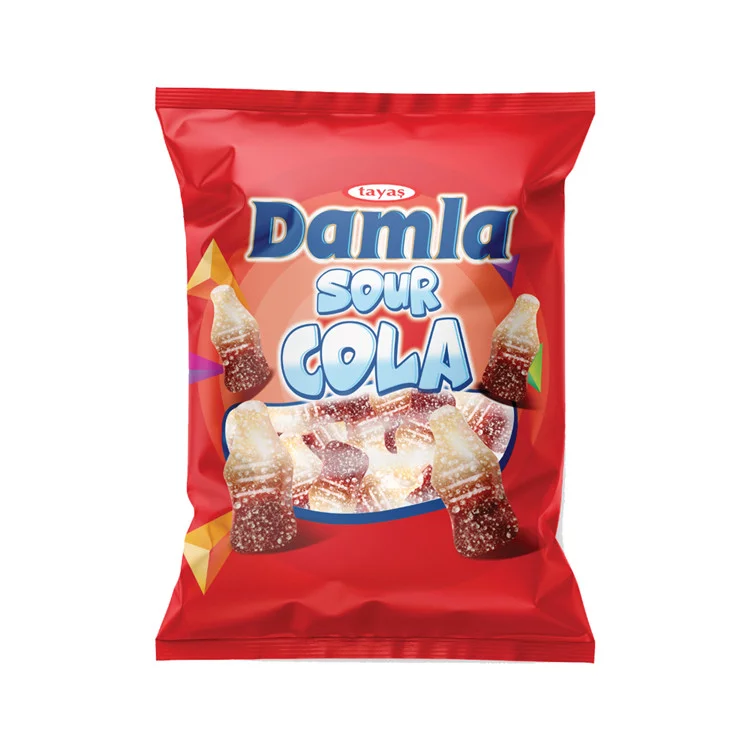 Damla gumicukor 80g kóla ízű savanyú