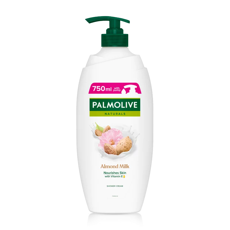 Palmolive Naturals Almond & Milk tusfürdő pumpás 750 ml