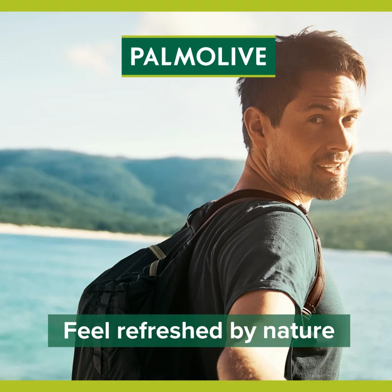 Palmolive Men Energising 3in1 férfi pumpás tusfürdő 750 ml