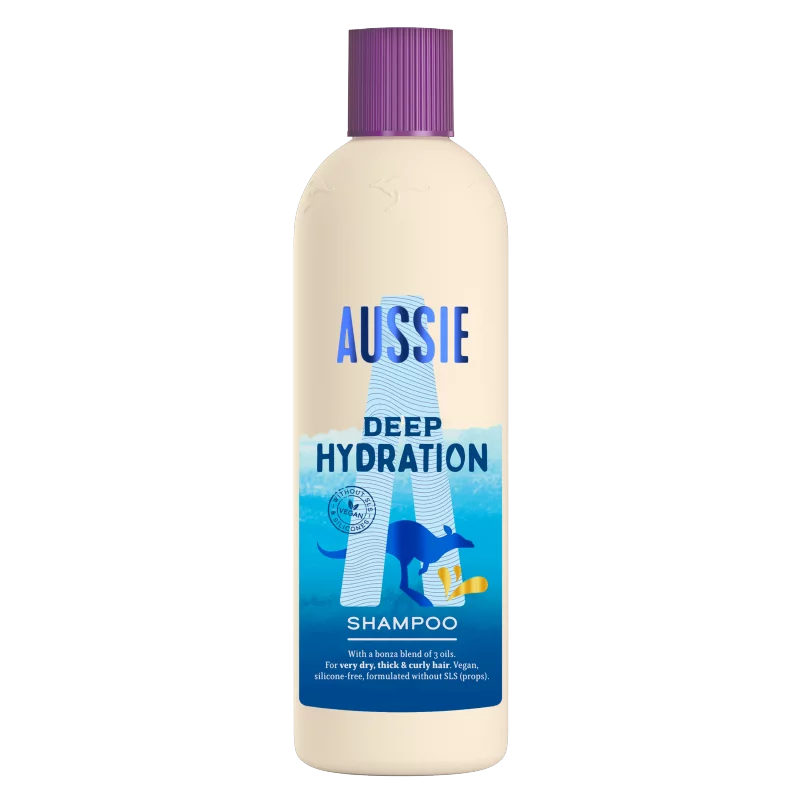 Aussie Deep Hydration Vegán Sampon, 300 ml