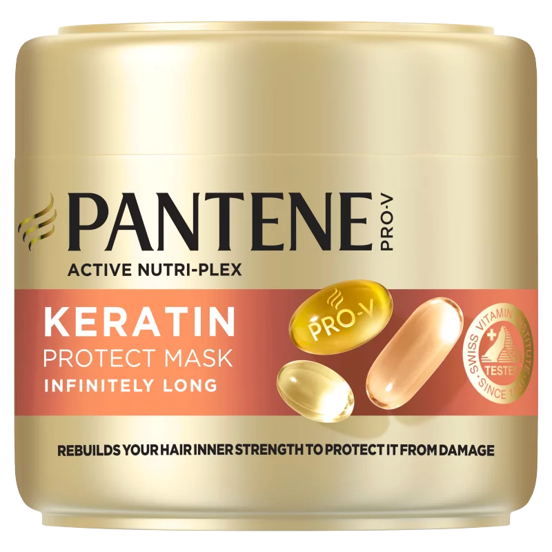 Pantene Pro-V Inifnitely Long Keratin Protect mask 300ml hosszú, elgyengült hajra