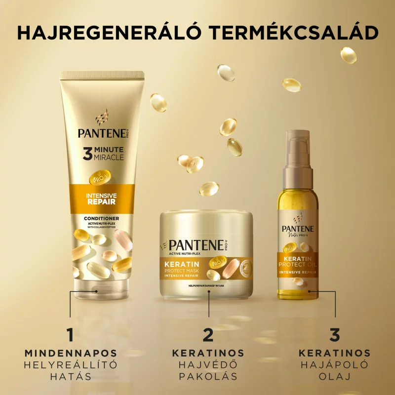 Pantene Pro-V Inifnitely Long Keratin Protect mask 300ml hosszú, elgyengült hajra