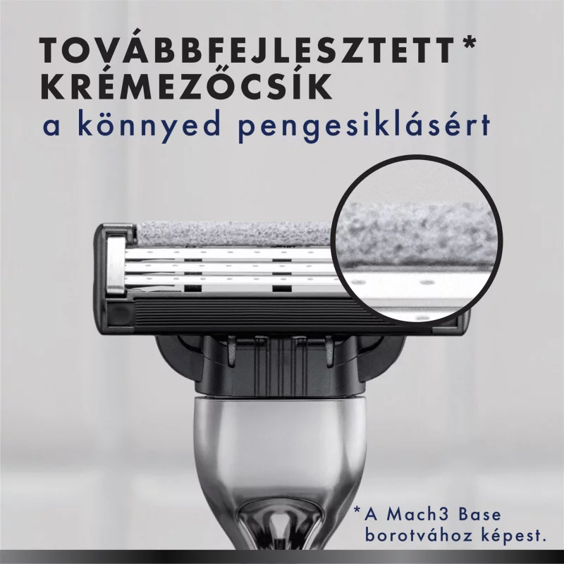 Gillette Mach3 Charcoal Férfi Borotvabetétek, 5 3 Pengés Borotvabetétek