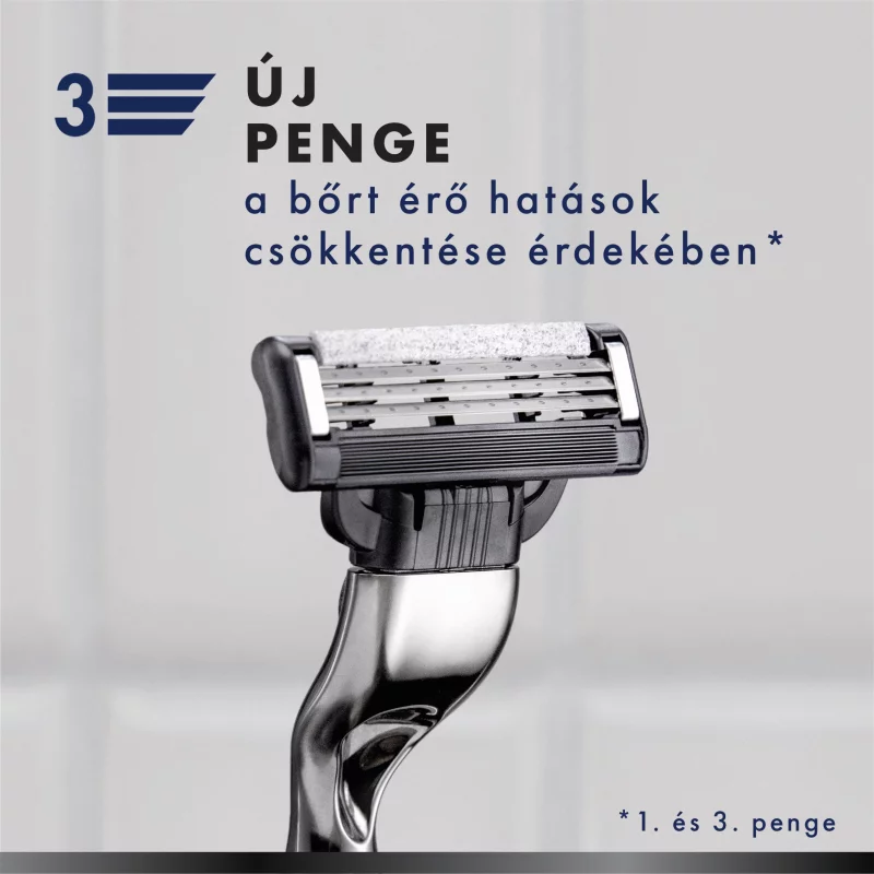 Gillette Mach3 Charcoal Férfi Borotvabetétek, 5 3 Pengés Borotvabetétek