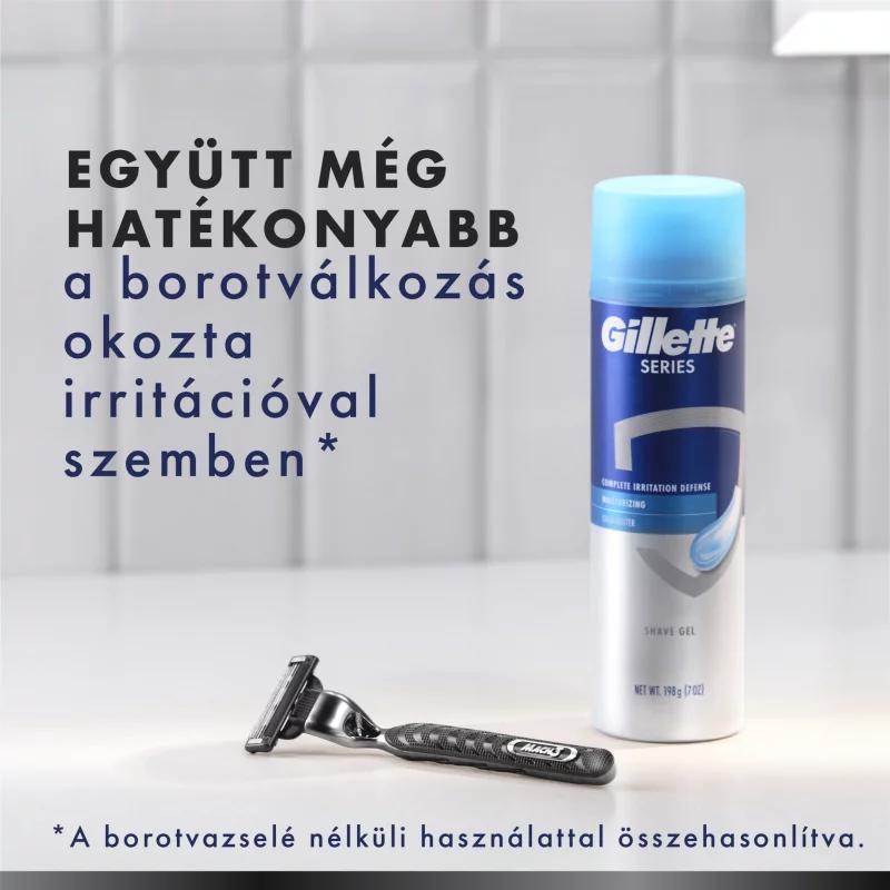 Gillette Mach3 Charcoal Férfi Borotvabetétek, 5 3 Pengés Borotvabetétek