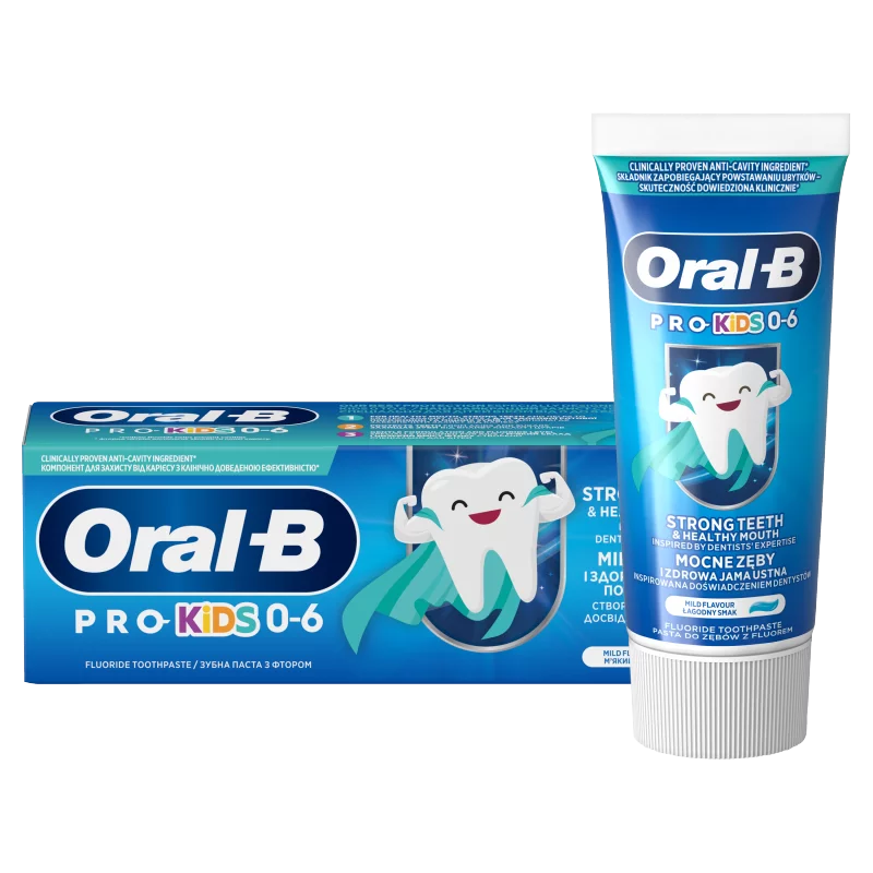 Oral-B Pro Kids Gyerekfogkrém, 0–6 Éveseknek, 50 ml
