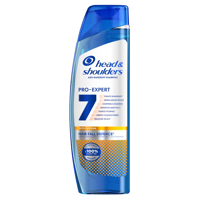 Head & Shoulders Pro-Expert 7 korpásodás és hajhullás elleni sampon koffeinnel 250ml